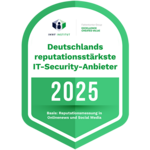 G DATA gehört zu Deutschlands reputationsstärksten IT-Security-Anbietern Siegel der Auszeichnung